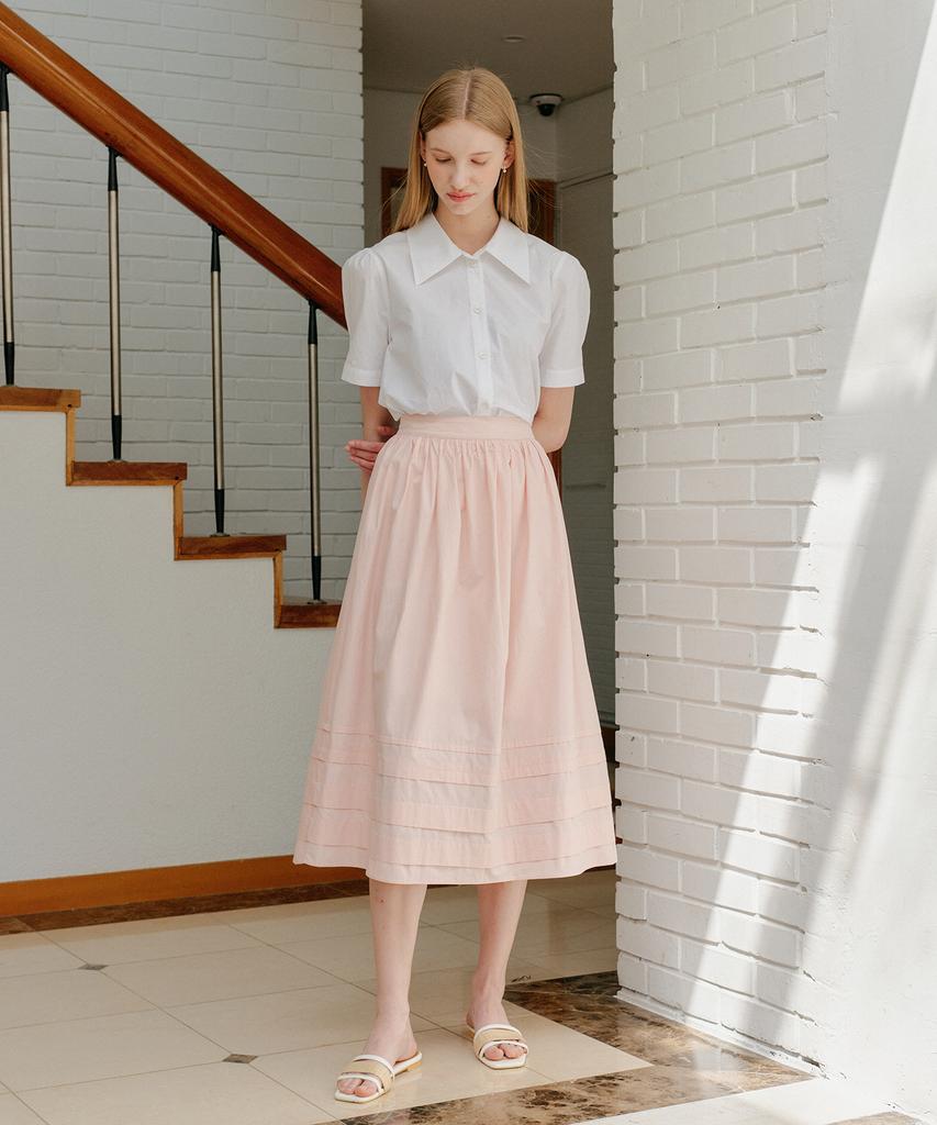 Yeoppe Point Layered Skirt_Pink