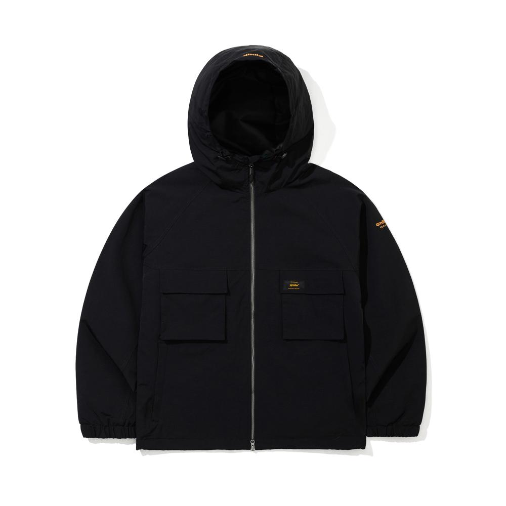 Qmile 123 Insulated Hooded Jacket Black
