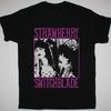 Мужская футболка Strawberry Switchblade Черная Все размеры