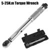 1/4'' Drive Professional 5-25N.m Micrometer Adjustable Torque Wrench Car Bike Motorbike Disassembly Tool Spanner Hand Tool