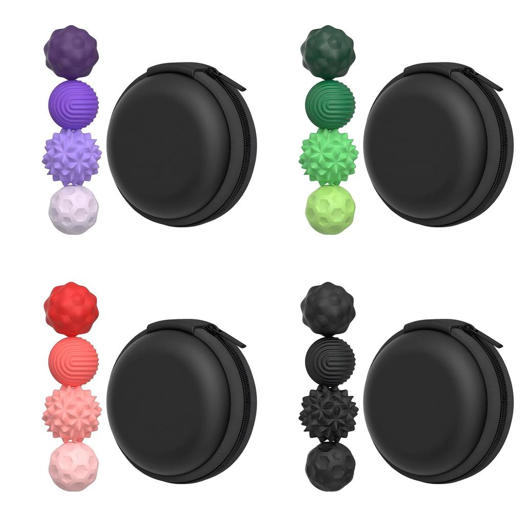 Силиконовый магнитный декомпрессионный мяч детский магнитный сенсорный мяч 4 шт. магнитные развивающие игрушки