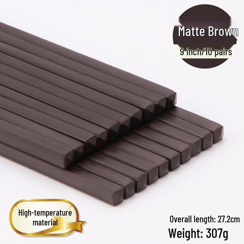 Colorful Disinfected Melamine Chopsticks for Hotels, Restaurants, and Fast Food