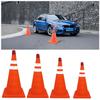 Складная конструкция Светодиодный свет Светоотражающий конус Светоотражающие полосы Телескопический складной конус Безопасность дорожного движения