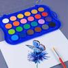 1 Piece of 36/48 Color Watercolor Set for Creative Adults, Which Comes with Three Brushes. These Are Portable, Color Washable Watercolors