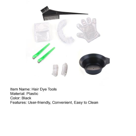 7 шт. профессиональный набор для окраски волос, легкое и точное полное смешивание цветов, удобные и удобные инструменты для окрашивания волос