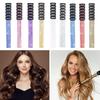 6Pcs Tinsel Hair Clips Easy To Install Remove Chic Look Anywhere Multicolor High Temperature Fiber Tinsel Hair