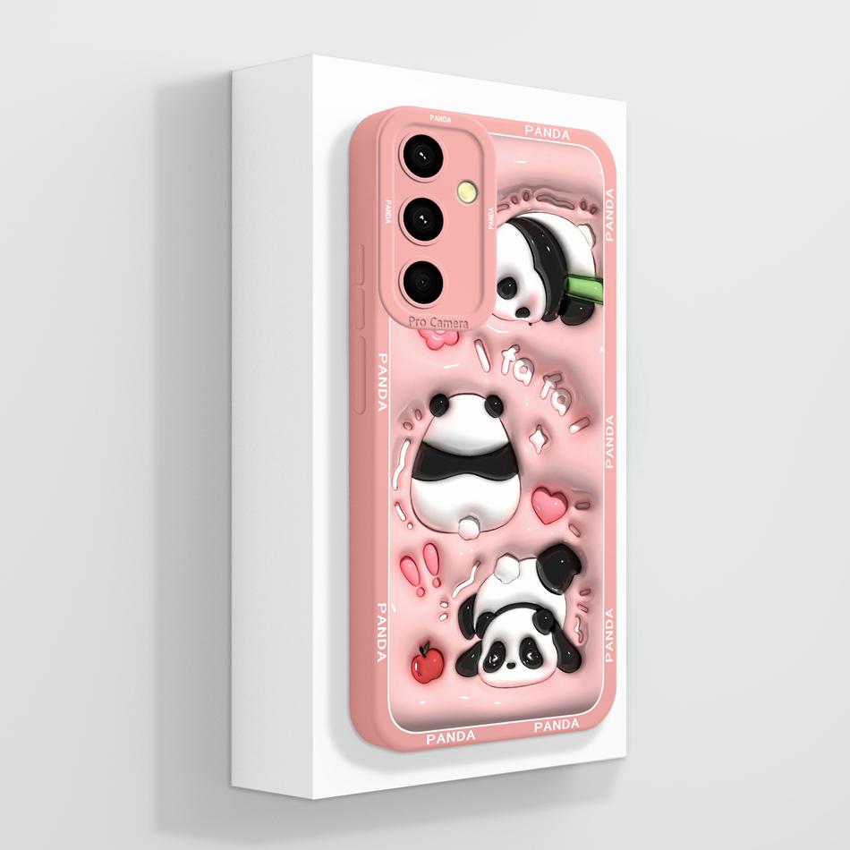 For Samsung A35 5G Case Cute Funda For Galaxy A 35 Phone Back Cover Soft Liquid Silicone Camera Protection Shockproof Bumper