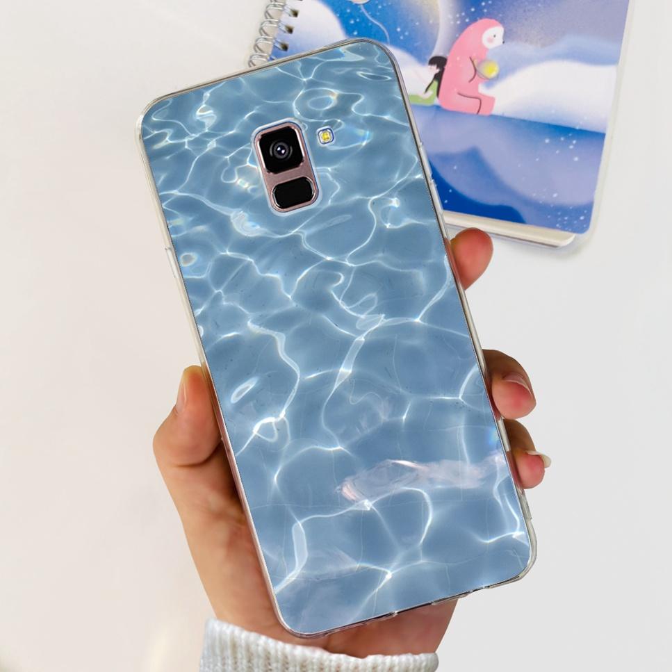 For Samsung Galaxy A8+ A8 Plus Case New Butterfly Flower TPU Soft Silicon Cover For Samsung A8+ 2018 SM-A730F Phone Case Funda