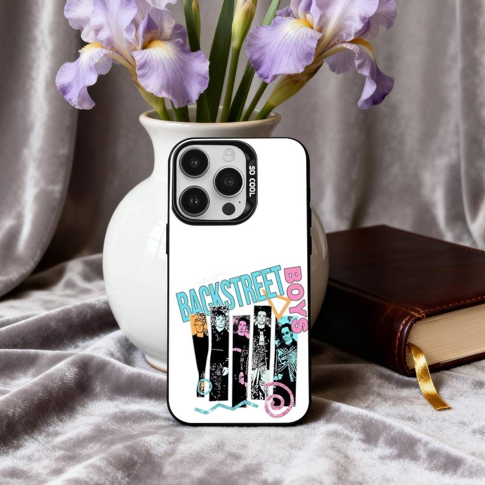 Американская группа B-Backstreet B-Boys Чехол для телефона для iPhone17,16,15,14,13,12,11 Plus,Pro Max Черный Конфетный серебристый чехол для телефона
