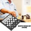 Portable Plastic Folding Chessboard Magnetic Chess Set Game for Party Family Activities