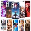 Чехол для телефона с аниме Sword Art Online SAO для Samsung Galaxy S26 S25 Edge S24 S23 FE S22 Ultra S21 Plus S20 + Fundas Cover Coque Gal