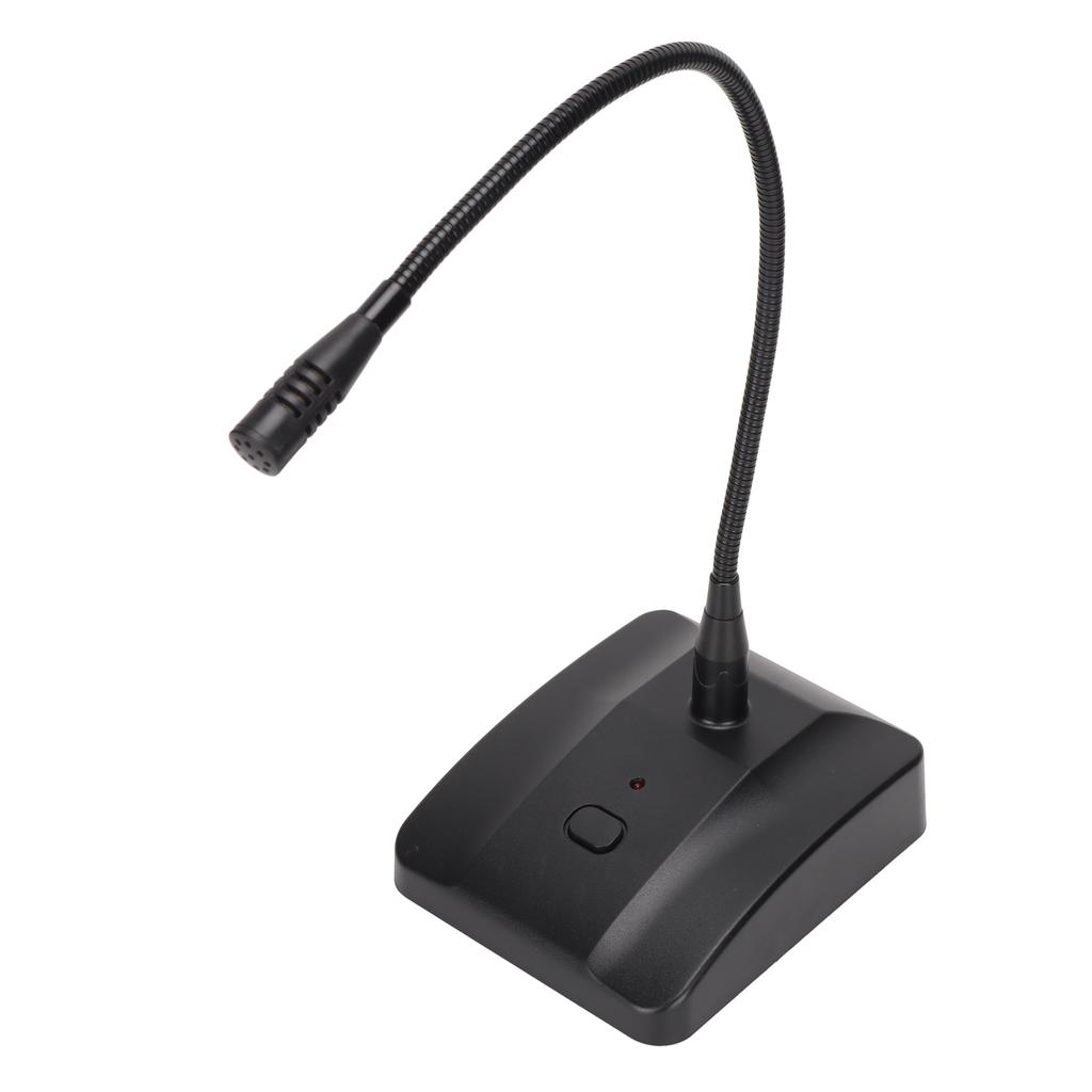 Микрофон на гусиной шее, регулируемый на 360 градусов, шумоподавляющий проводной коммерческий микрофон с разъемом XLR