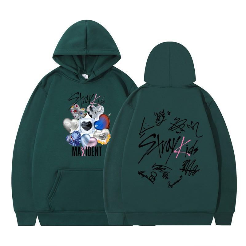 Stray Kids Tour Merch Hoodie Unisex Oversized Cotton Blend Sweatshirt Teens Fall Winter Streetwear