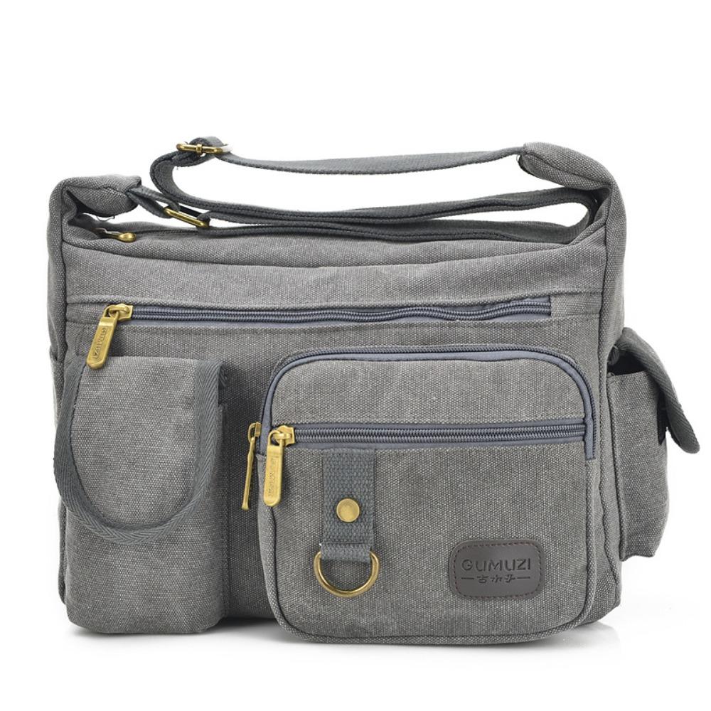 Multifunctional Climbing Storage Bag Canvas Travel Tool Bag Outdoor Shoulder Bag Fitness