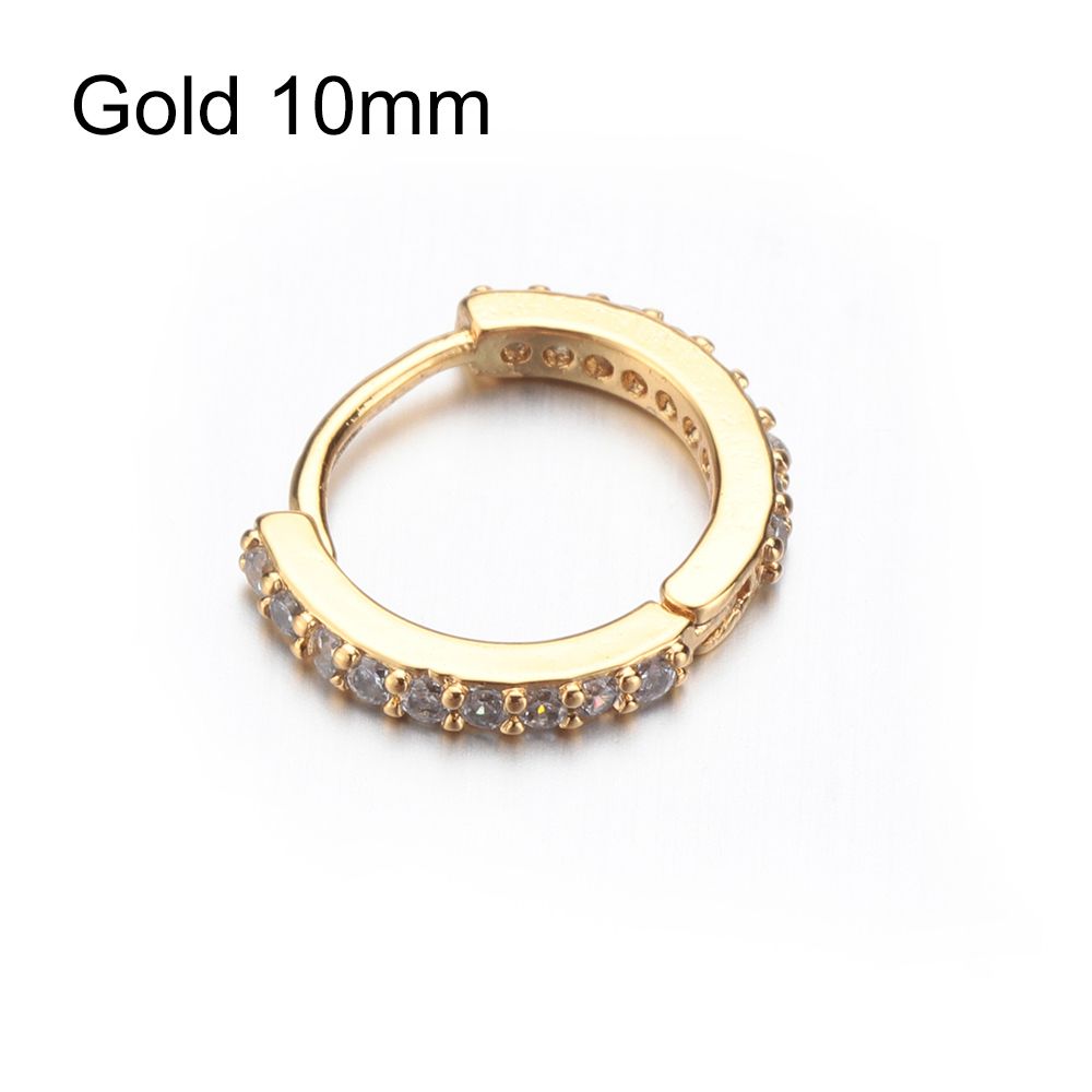 Хрящ Козелка Серебро Золото Розовое Золото Цирконий Пирсинг Уха Кольцо в Нос Украшение для Тела Серьга-Кольцо Huggie