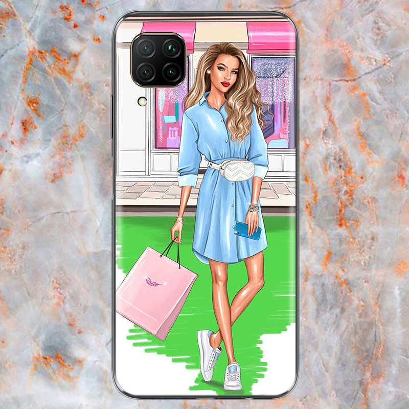 Девочка Мальчик Модный Детский Чехол Для Huawei Mate 40 30 20 20X 10 RS P Smart 2021 2020 ZS Pro Plus Lite 2019 Телефон Чехол