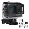 4K Action Camera Multifunction 98.4ft Depth Waterproof WiFi Prevents Shake Dual Screen Sports Video Camera for Outdoor