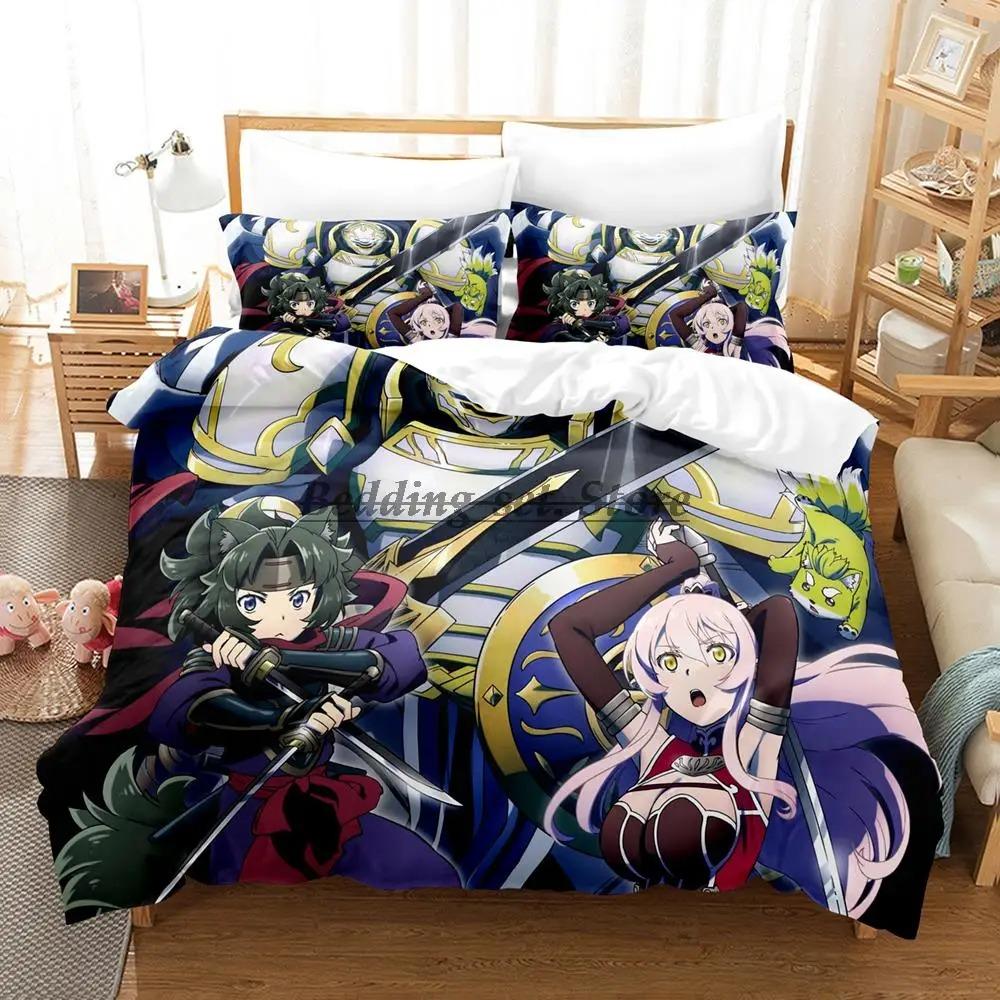 Комплект постельного белья Skeleton Knight Single Twin Full Queen King Size Комплект постельного белья Aldult Kid Bedroom Duvetcover Sets Anime Bed Sheet Set