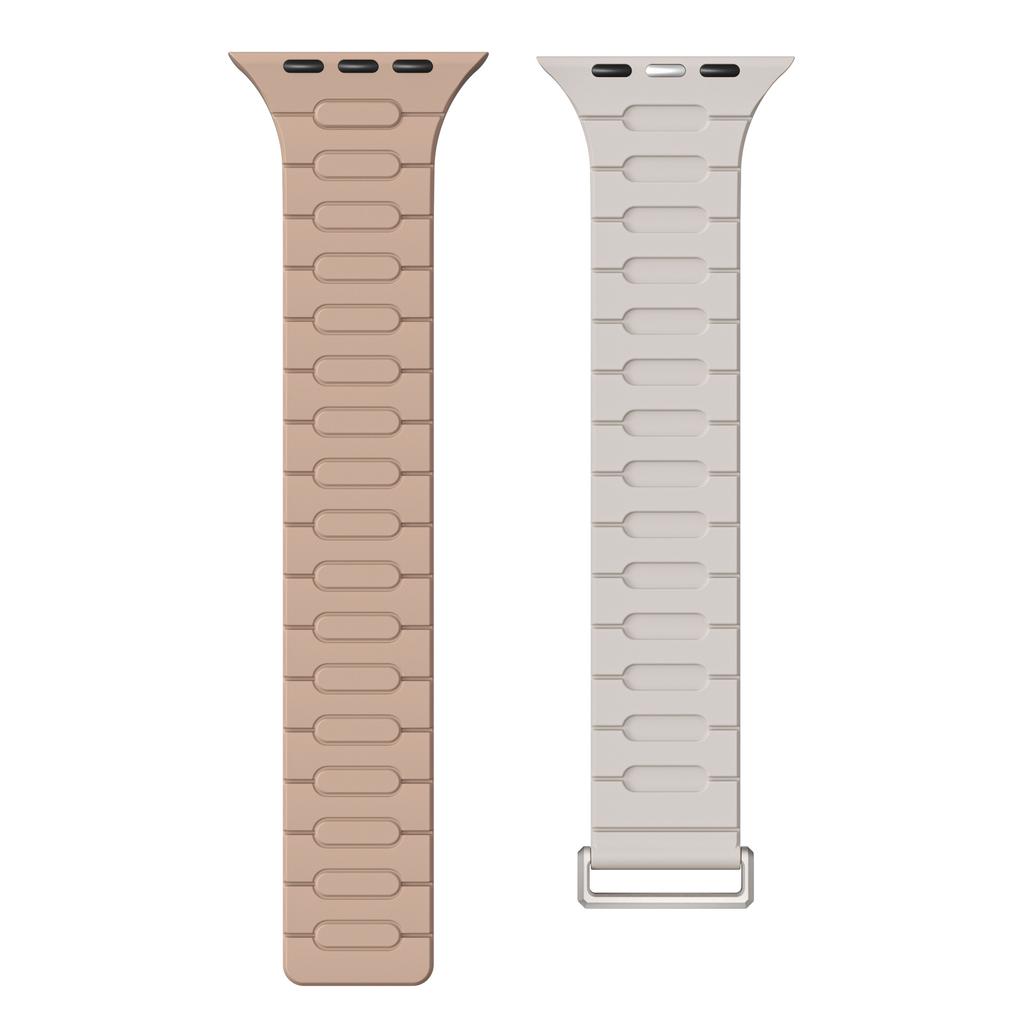 Silicone Smart Watch Band Magnetic Closure 40/41/42MM Belt Strap 44/45/46MM/49MM for Appl Watch Series 11/10/9/8/7/6/Ultra 3/SE 3