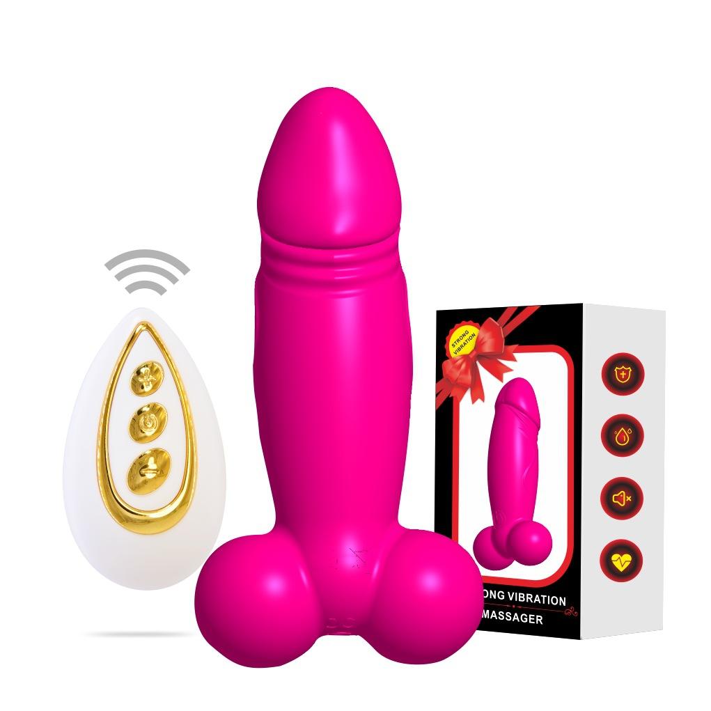 Wireless Vibrating Butt Plug - Mini Wearable Remote Control Anal Vibrator for Women & Men