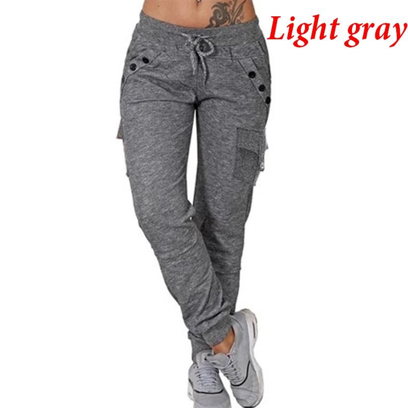 Новые высококачественные женские модные повседневные брюки, свободные брюки с высокой талией, эластичные узкие спортивные брюки