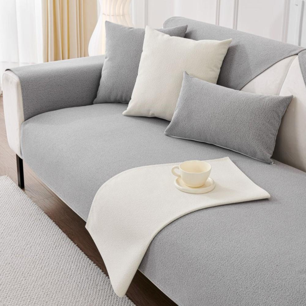 Сплошные цветные чехлы для диванов для гостиной, противоскользящие пылезащитные чехлы для диванов, универсальные четырехсезонные диваны, водонепроницаемая подушка для дивана