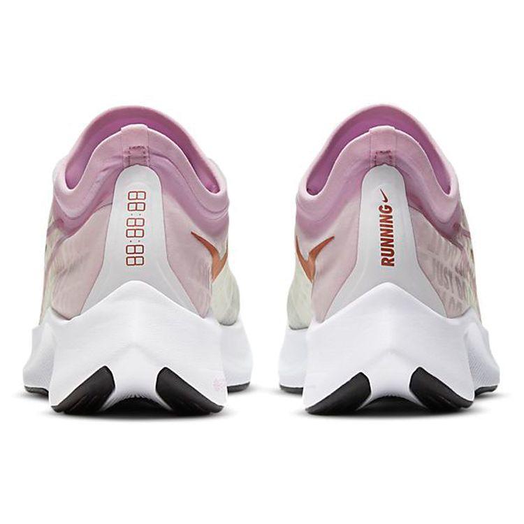 Nike Zoom Fly 3 белые легкие арктические розовые бронзовые женские кроссовки черные металлик-красные-бронзовые AT8241-103