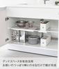 Yamazaki Jitsugyo 6019 Телескопическая полка-штанга Тонкая Белая x x В3см Tower Tower Эффективное использование мертвых зон Хранение в зазорах 6019 Прибл.