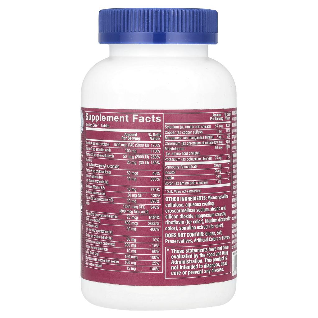 One Daily Women's Multivitamin & Multimineral, 180 Tablets