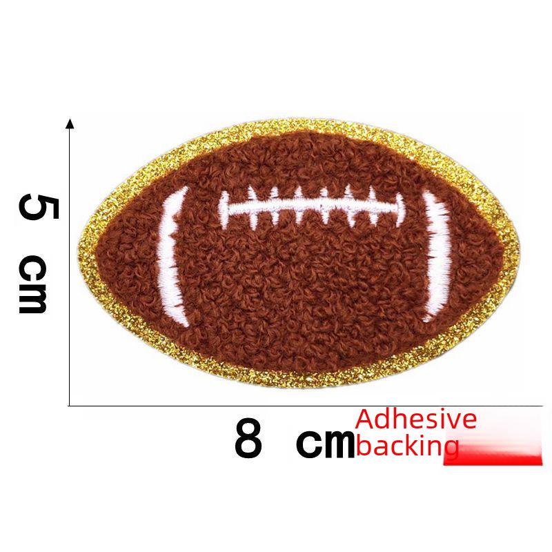 Вышитая нашивка из синели Jianxing Sports для футбола, баскетбола, регби и бейсбола