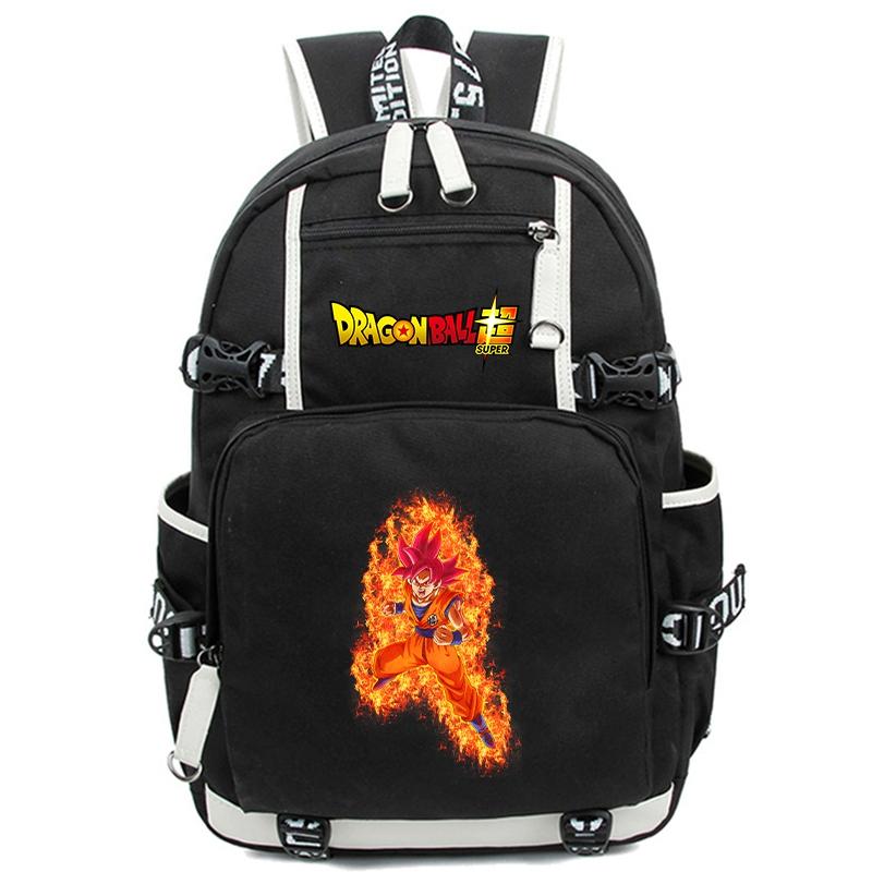 Рюкзак-сумка унисекс в стиле аниме «Dragon Ball» для девочек, мальчиков, студентов, подростков, детей, женщин, большая вместительная сумка для ноутбука, милая повседневная школьная сумка, подарок на день рождения для детей