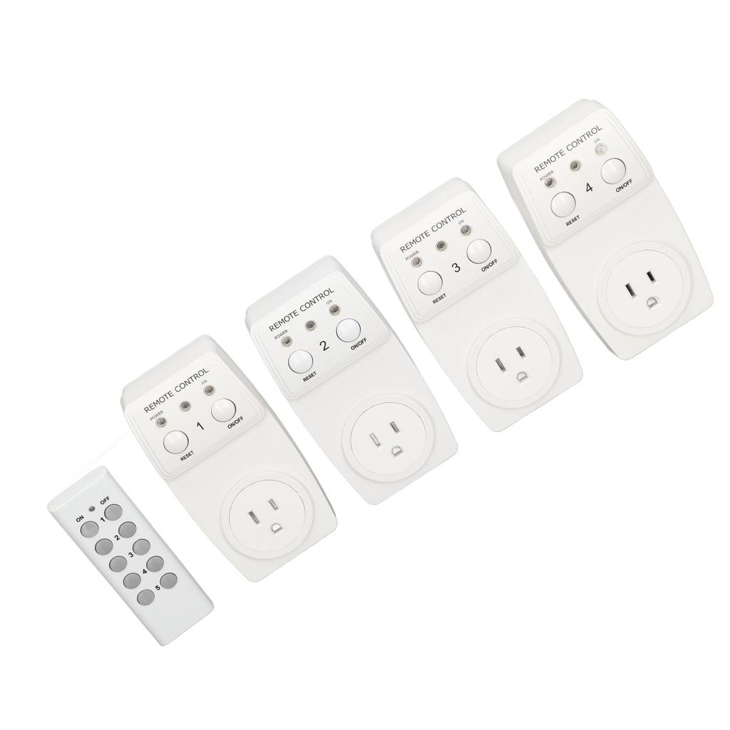 Умная розетка с выключателем и пультом дистанционного управления, беспроводной комплект розеток для домашнего использования