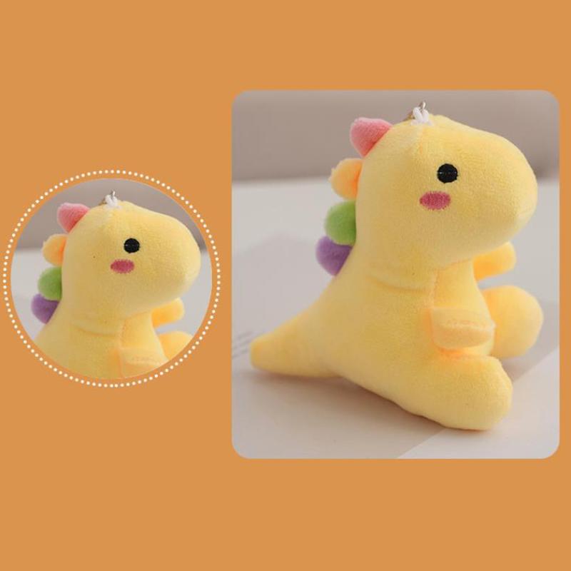 1 шт. мультяшный мягкий плюшевый зверек милый плюшевый динозавр брелок кукла игрушка