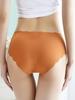 Women's Seamless Panties Sexy Silk Underwear Comfort Intimates Low-Rise Briefs 136