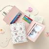 Portable Girls Coin Purse Cat Pattern Three-Fold Wallet Lovely Cartoon Bear Short Wallet Student