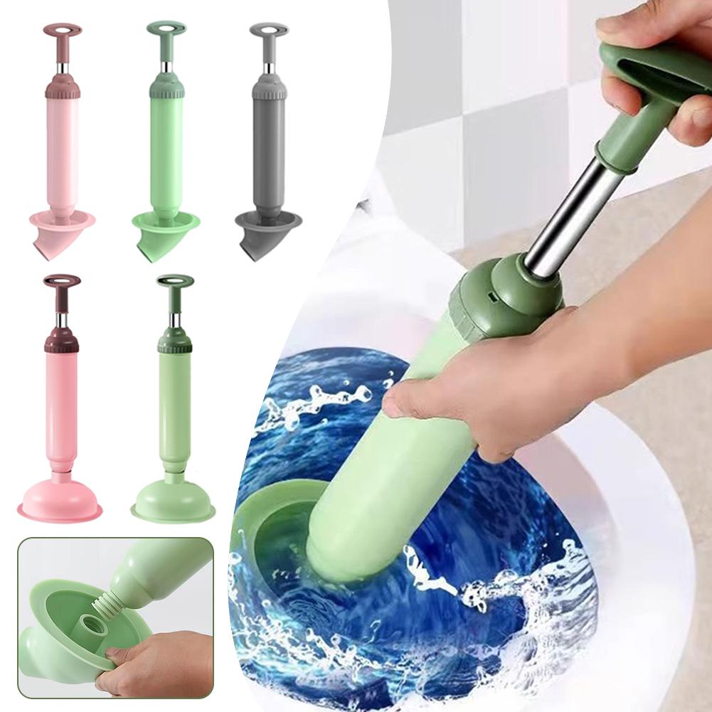 Toilet Clogged High Pressure Unclogging Device,Powerful Sewer Vacuum Dredge Tool for Kitchen Sink,Home Manual Clogger Remover