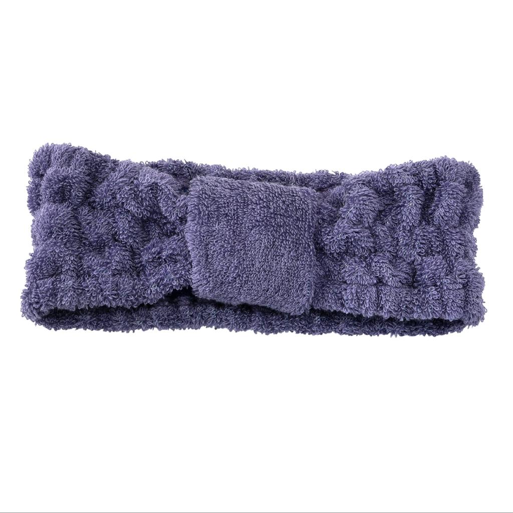 Повязка для волос nishikawa Mousse Puff, ворсовая ткань 9X24 см, моющийся хлопок, пушистый, каждый раз при стирке впитывает воду, мягко и нежно очищает лицо