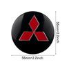 vdpc7 56mm 60mm Wheel Hub Protective Cap Shell Stickers Car Exterior Accessories for Mitsubishi Lancer 9 Eclipse Cross Delica Pajero O