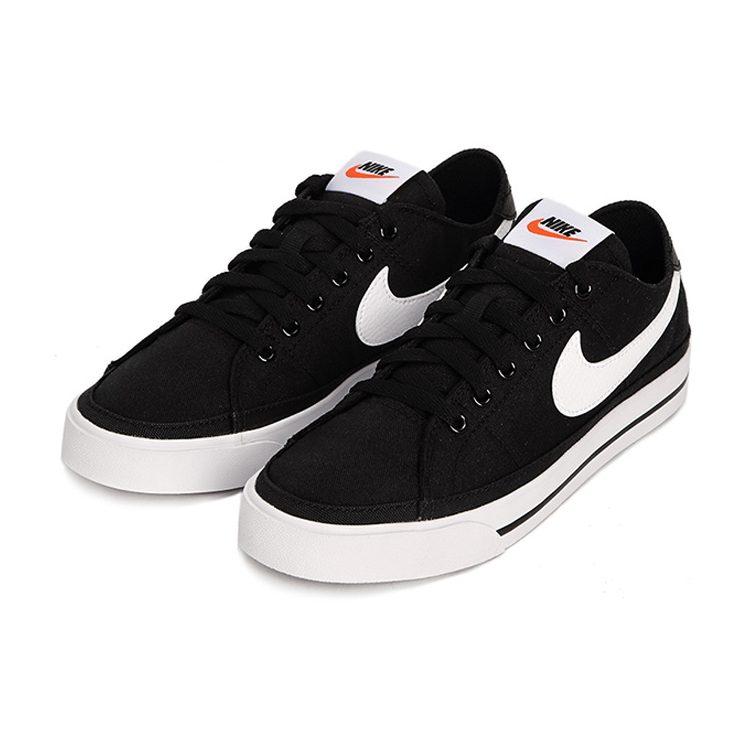 Nike Кроссовки Court Legacy Canvas Черно-белые Женские CZ0294-001