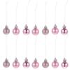 24Pcs Holiday Golden Ball Ornaments Christmas Tree Decorations 3Cm Festive Pendant for Party Wedding Ceremony Ball Ornament