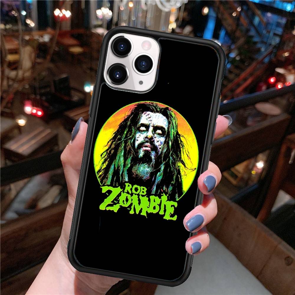 Чехол для телефона Rock Musician R-Rob Z-Zombie PC+TPU Для IPhone 17 16 15 14 PRO MAX 11 12 13 PLUS MINI