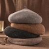 Korean-Style Retro Wool Beret for Women – Casual, Trendy Autumn/Winter Hat