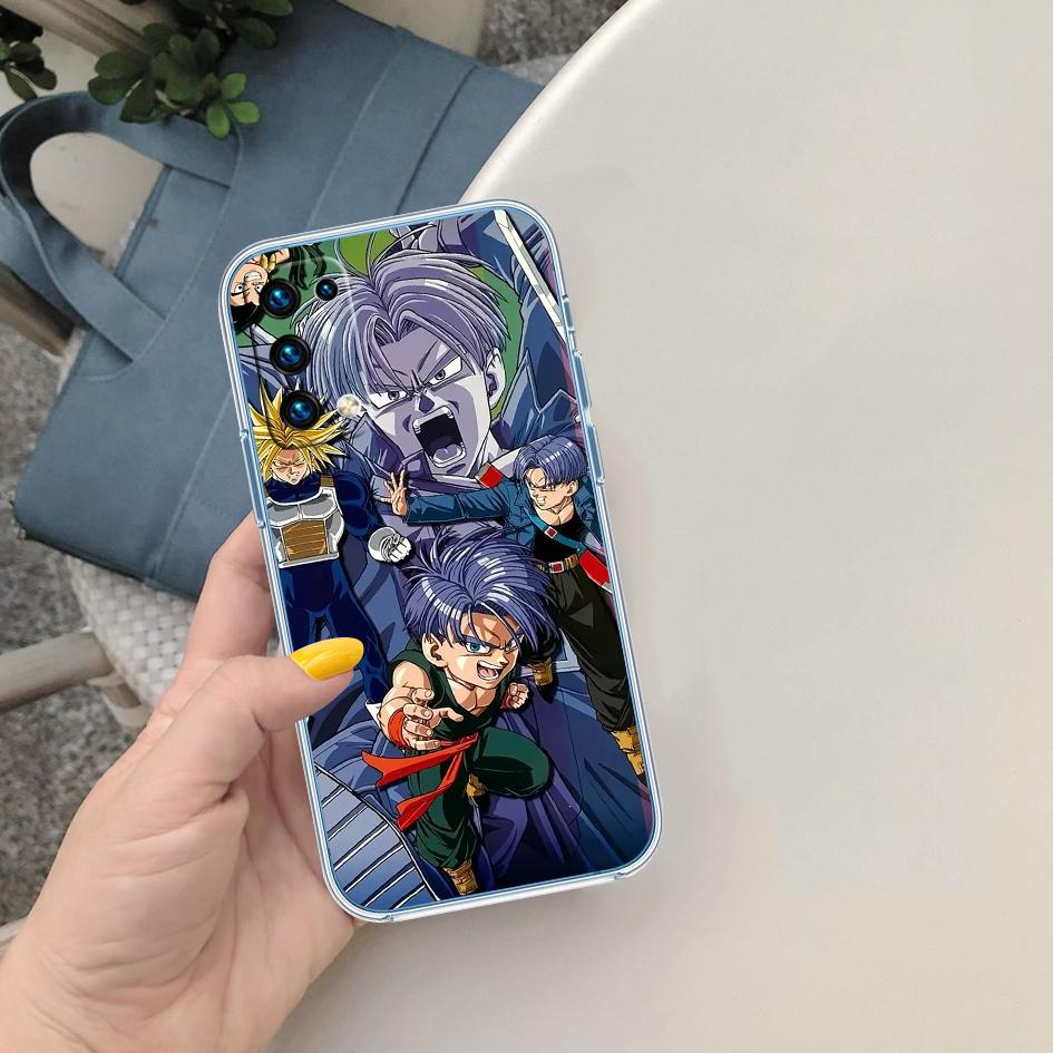PP31 Dragon Ball Trunks Soft Shell Transparent Phone Case for Motorola Moto G7 G8 G9 G84 G85 G73 G24 G15 Z2 Play Power Plus