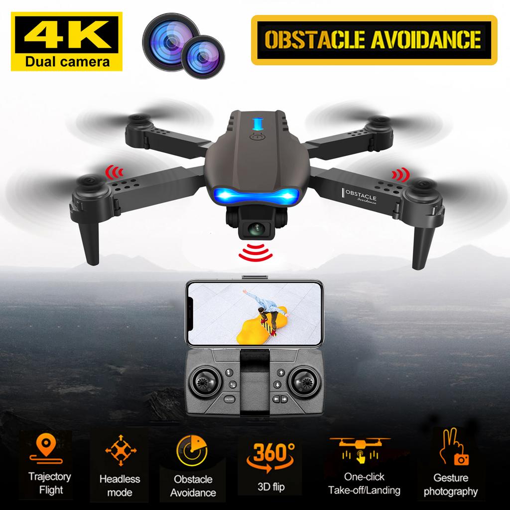 Радиоуправляемый дрон с камерой 4K Dual Carema RC Quadcopter с функцией траектории обхода препятствий