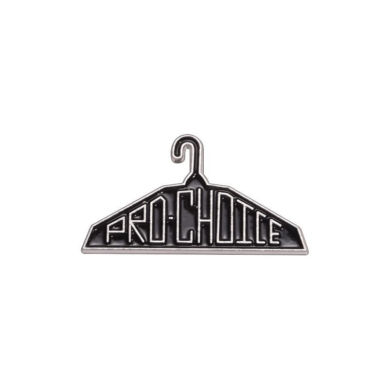 Hanger Unique Black Design Metal Brooch Pin Featuring Cute Cartoon Characters For Trendy Fashion