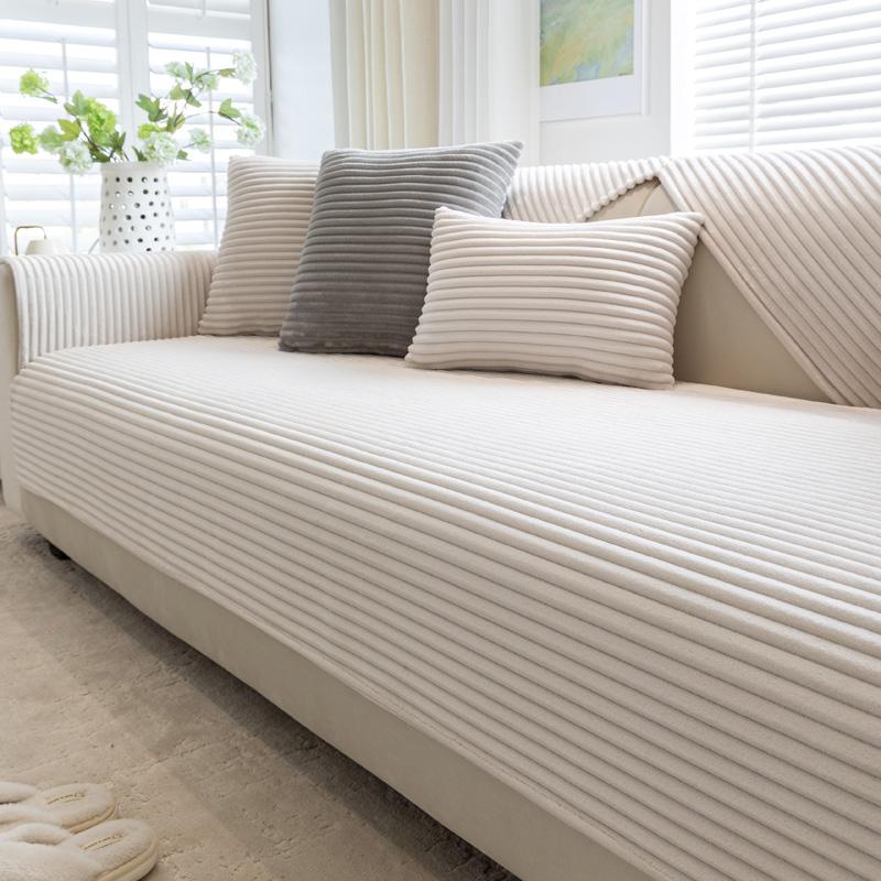 Имитация кролика плюшевая утолщенная зимняя диванная подушка нескользящая кожаная подушка для дивана тканевое полотенце