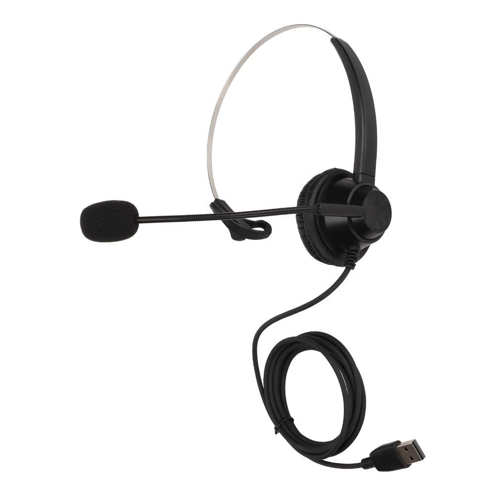 With Microphone Single Ear Business Headset Flexible Noise Reduction USB Headset Online Course