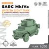 SSMODEL 1/200 Набор военной модели Британский легкий танк SARC MkIVa