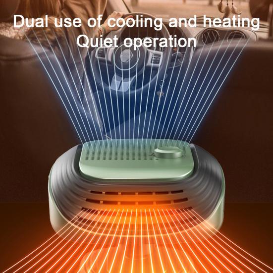 Автомобильный обогреватель, портативный 2-в-1, охлаждающий вентилятор с подогревом, стабильная теплоотдача, многоугольная подача воздуха, автомобильный обогреватель лобового стекла