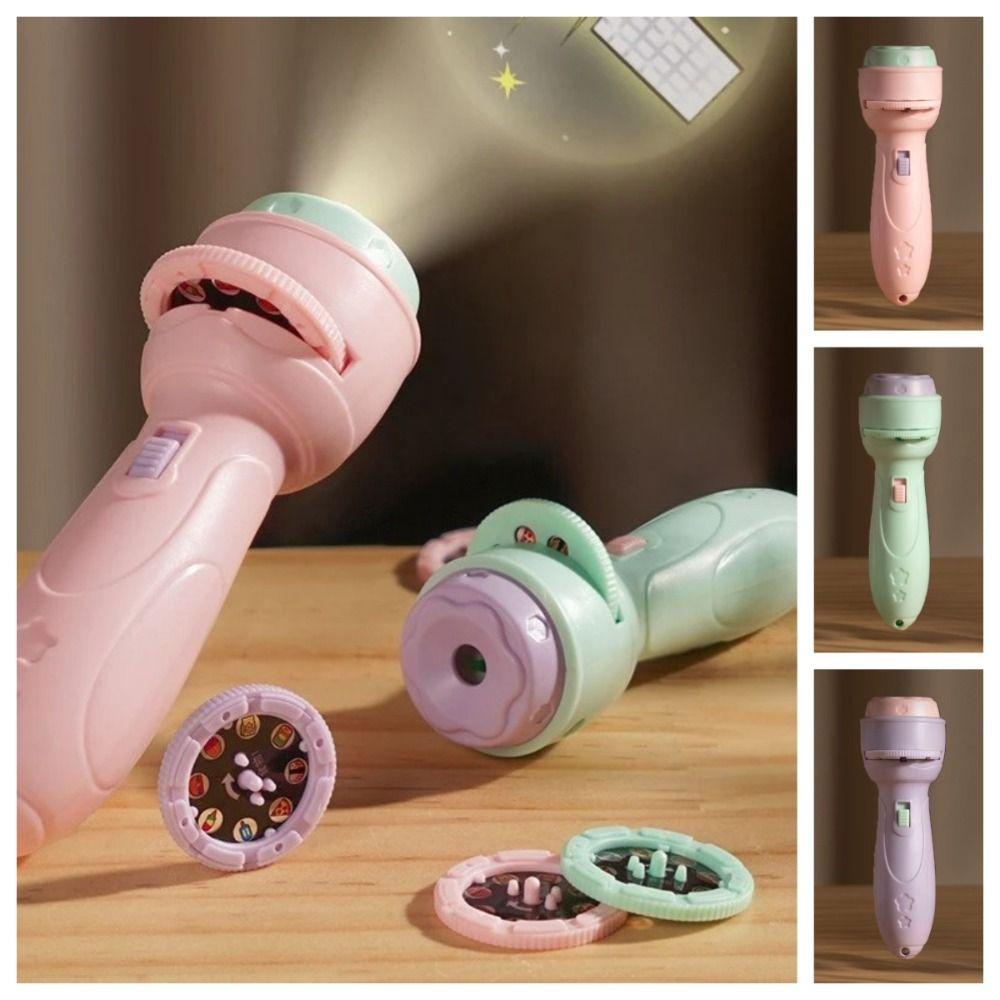 Cognition Cartoon Projection Flashlight Early Educational Children Luminous Toys Kindergarten